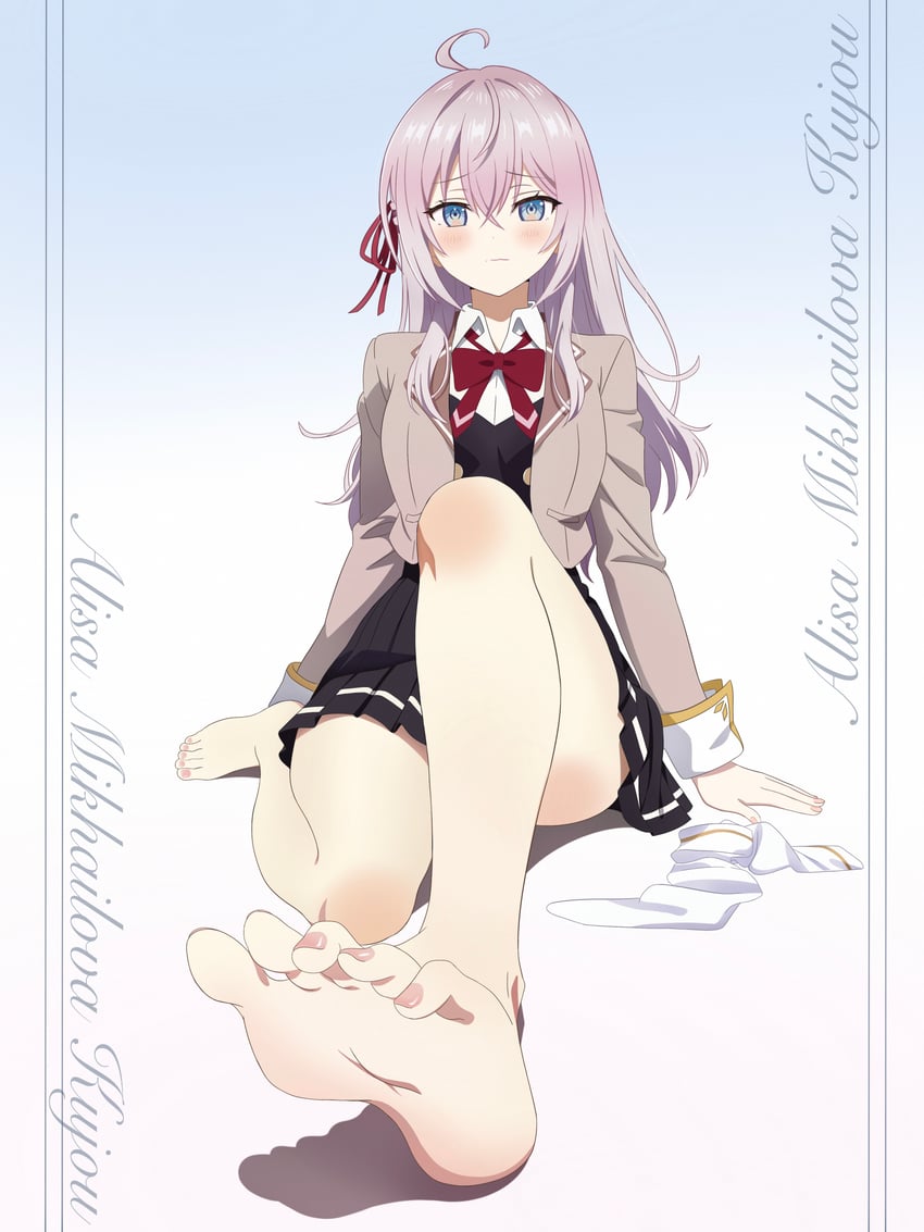 alisa mikhailovna kujou (tokidoki bosotto roshia-go de dereru tonari no alya-san) drawn by ahigashi_(3098644761) and jmx_(j_m_x)
