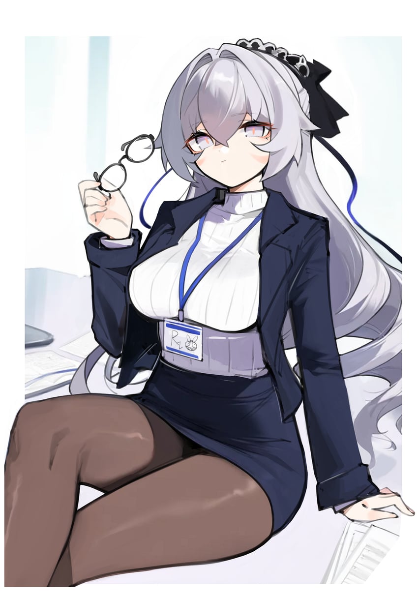 bronya zaychik (honkai and 1 more) drawn by error1980