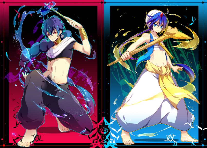 aladdin and judal (magi the labyrinth of magic) drawn by ringo_ame