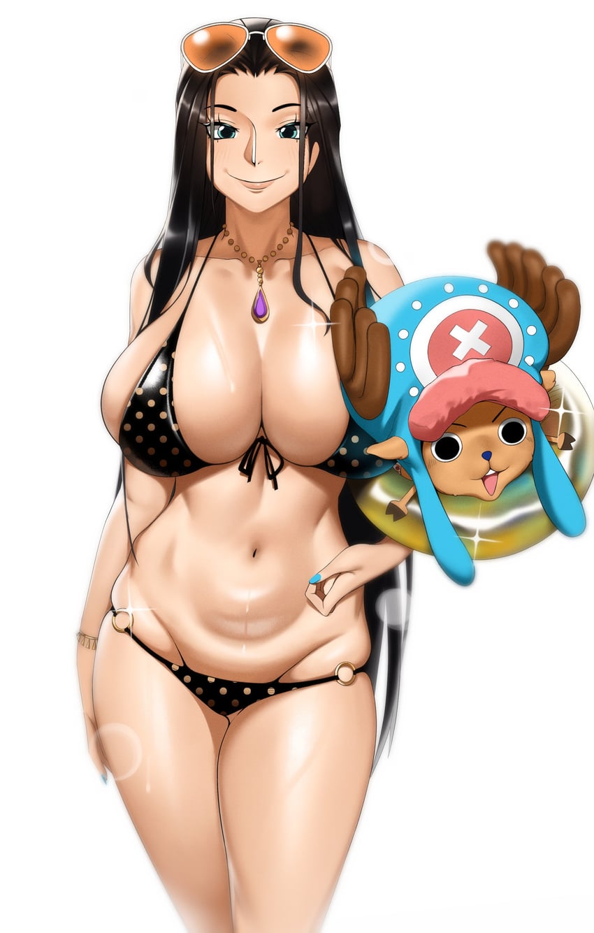 nico robin and tony tony chopper (one piece) drawn by kevbot