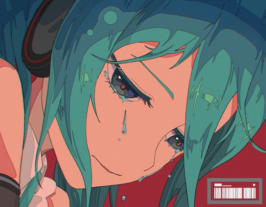hatsune miku (vocaloid and 1 more) drawn by mori_(user_gdnz7828)