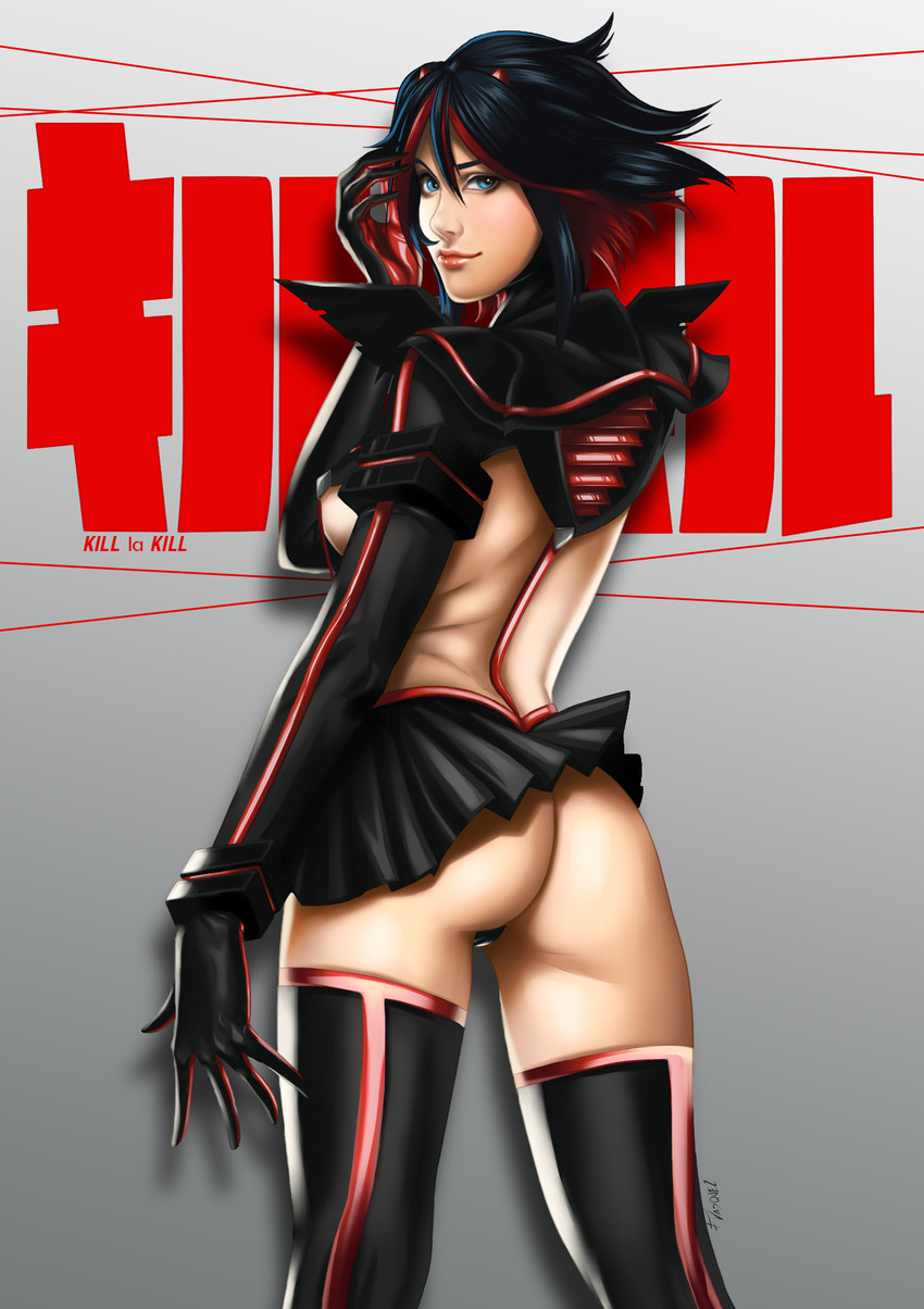 matoi ryuuko and senketsu (kill la kill) drawn by juan_romero
