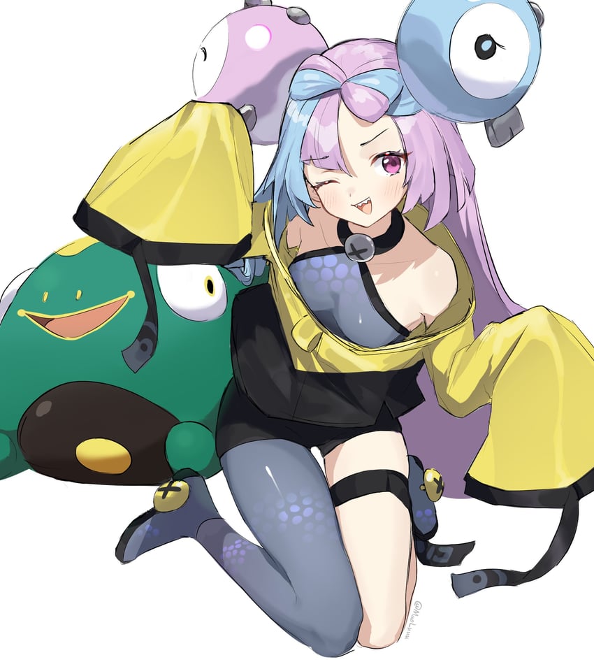 iono and bellibolt (pokemon and 1 more) drawn by karon
