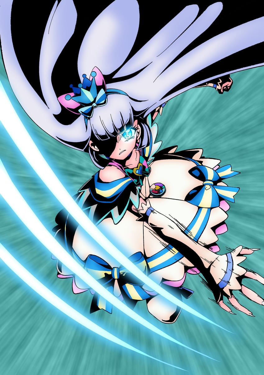 nekoyashiki yuki and cure nyammy (precure and 1 more) drawn by @est@