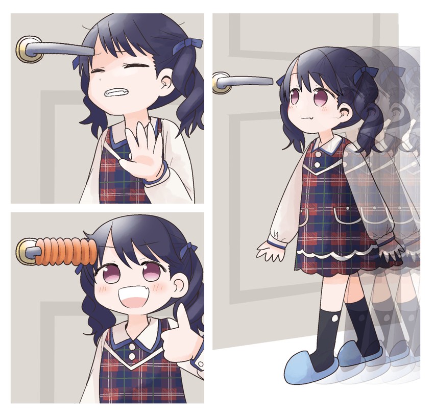 fukumaru koito (idolmaster and 1 more) drawn by moldau_(onsoku_pomuraisu)