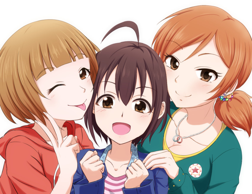 kitami yuzu, wakiyama tamami, and komatsu ibuki (idolmaster and 1 more) drawn by daba