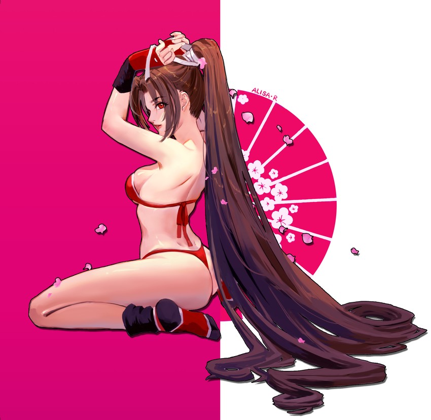 shiranui mai (the king of fighters and 1 more) drawn by alisa_(7320818)