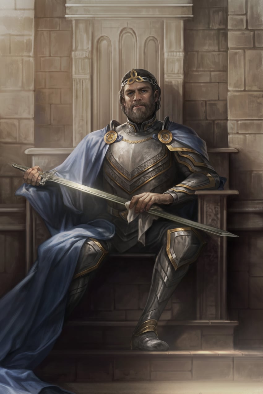 high king emeric (the elder scrolls and 1 more) drawn by atomhawk