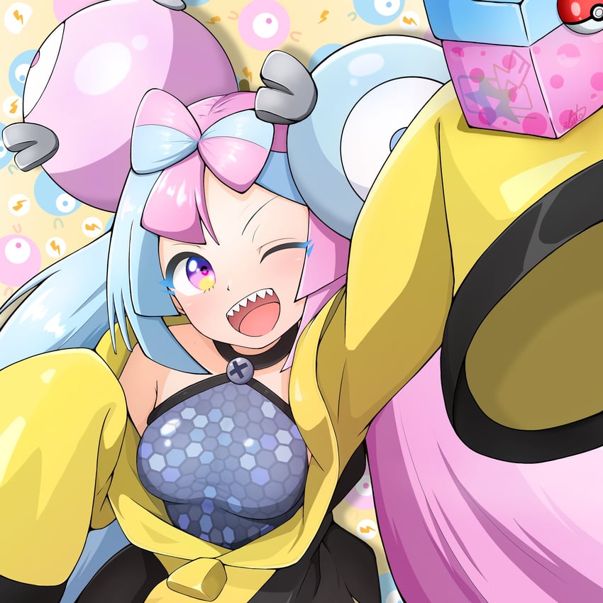 iono and magnemite (pokemon and 1 more) drawn by kuroiaruto