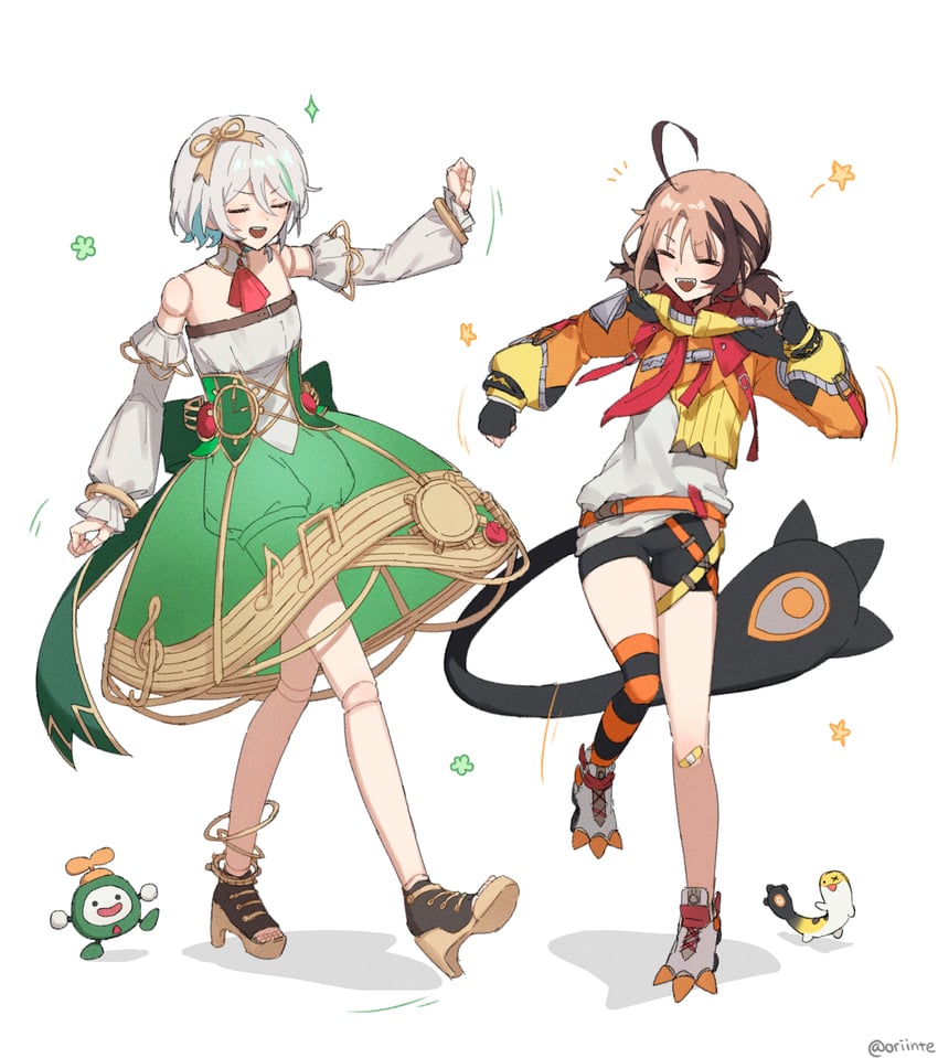 gigi murin, cecilia immergreen, grem, and otomo (hololive and 1 more) drawn by orinte