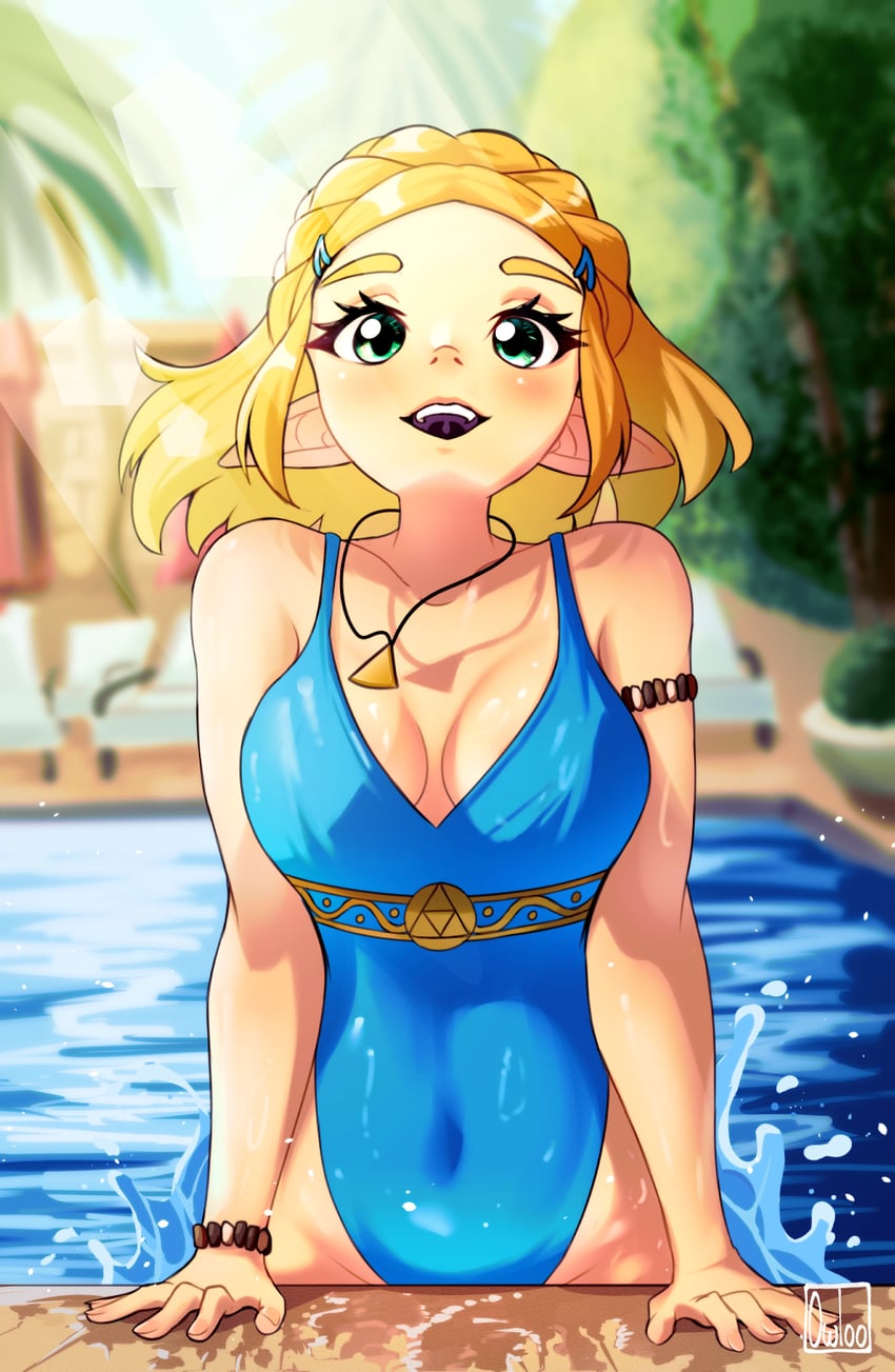 princess zelda (the legend of zelda and 1 more) drawn by owloo_art