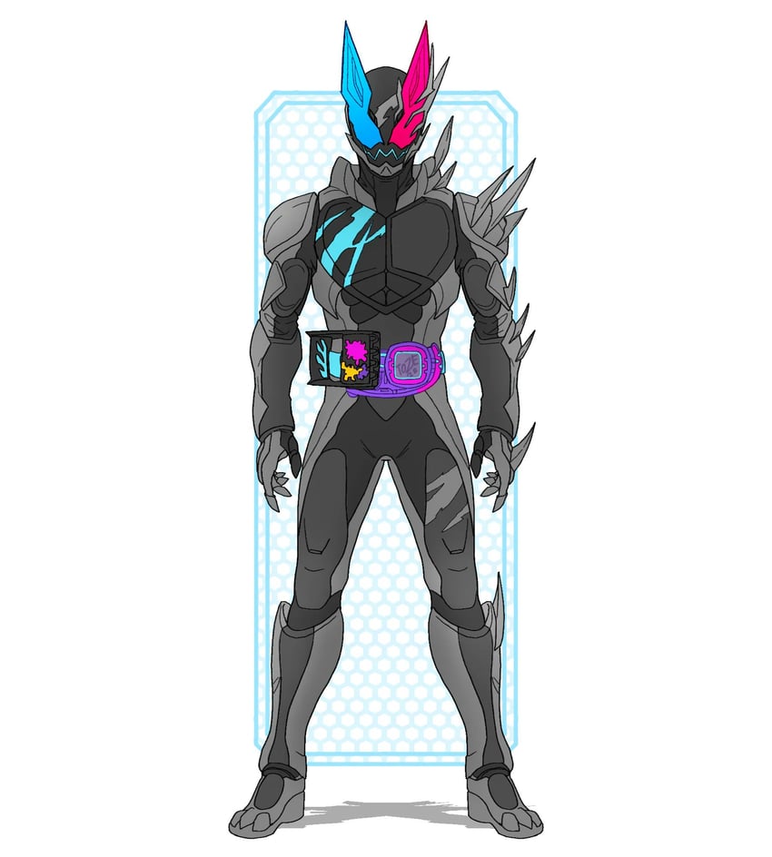 kamen rider revi and kamen rider jack revice (kamen rider and 1 more) drawn by to_ze