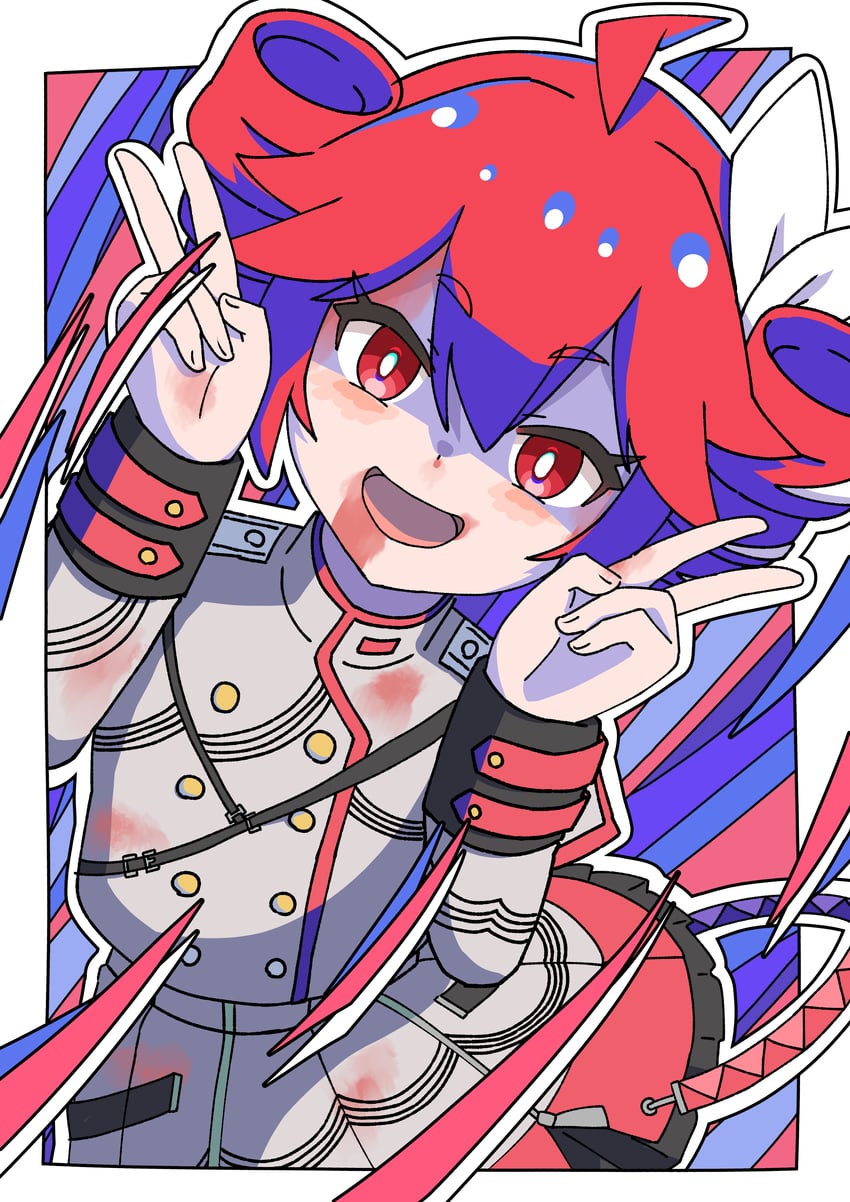 kasane teto (utau and 2 more) drawn by rumorumo0103