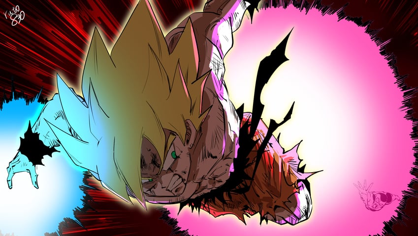 son goku, frieza, and full power frieza (dragon ball and 1 more) drawn by ruto830