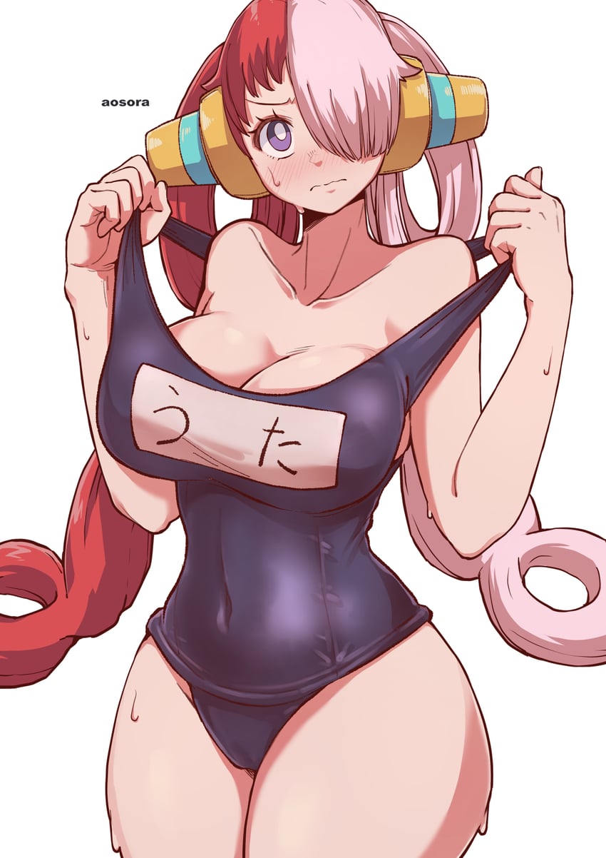 uta (one piece and 1 more) drawn by aosora2823