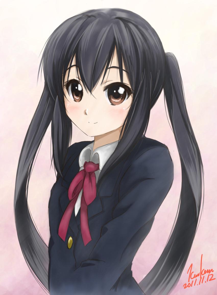 nakano azusa (k-on!) drawn by kem_kem