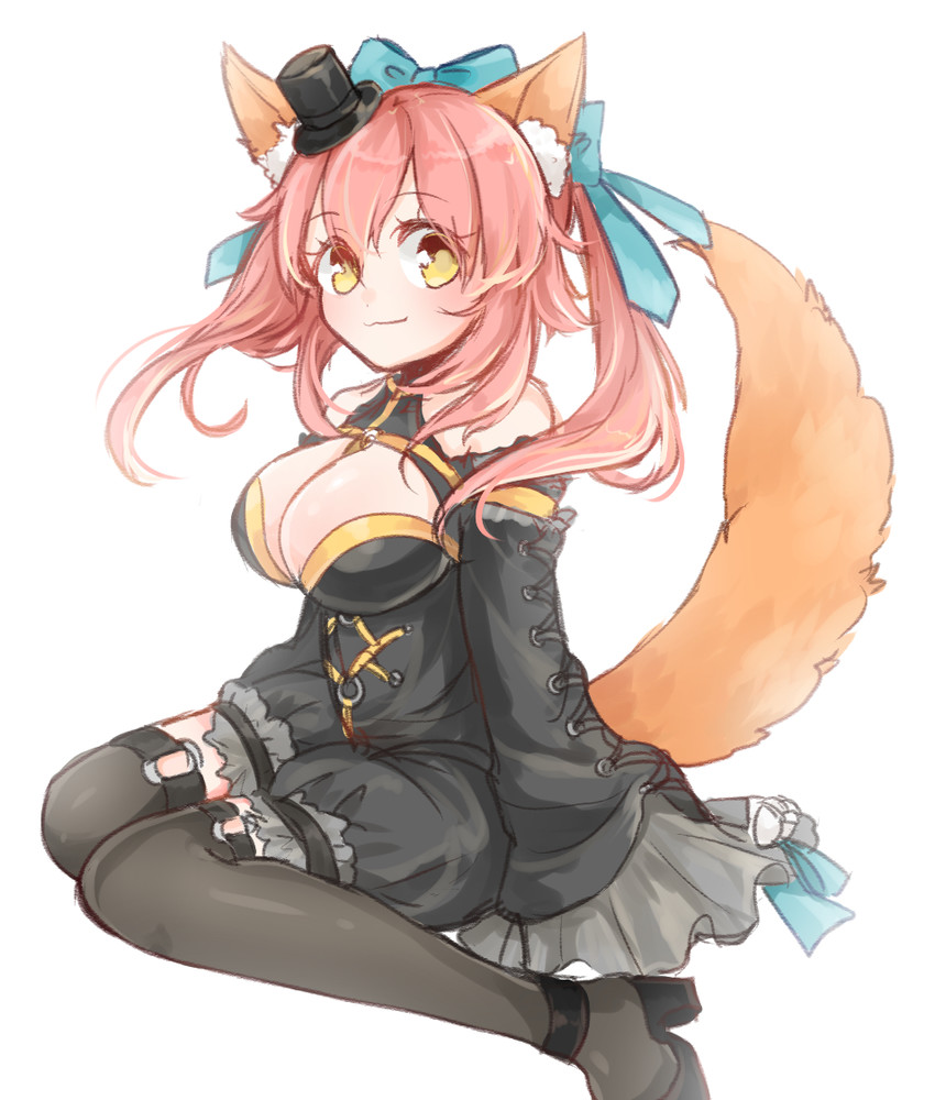 tamamo and tamamo no mae (fate and 2 more) drawn by umishima_rinta