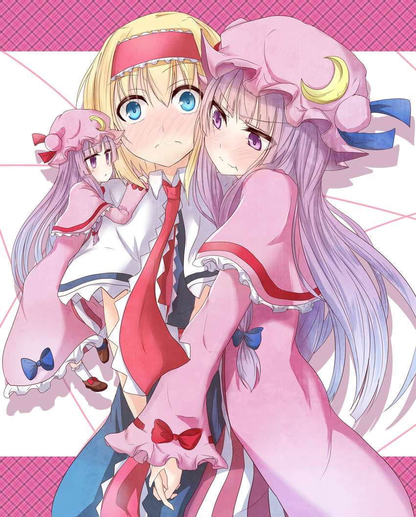 alice margatroid and patchouli knowledge (touhou) drawn by ram_hachimin