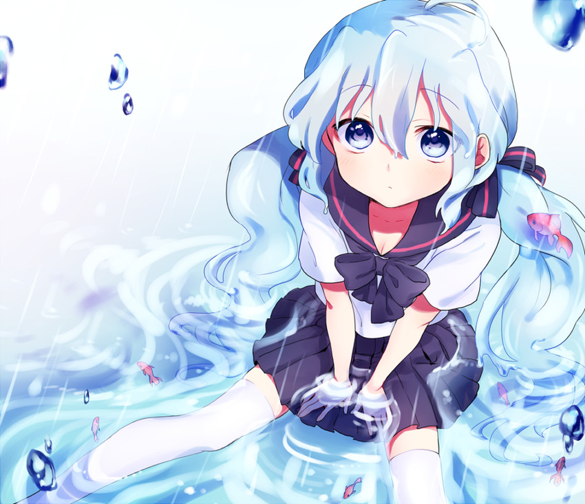 hatsune miku and bottle miku (vocaloid) drawn by kurasaki_moroko