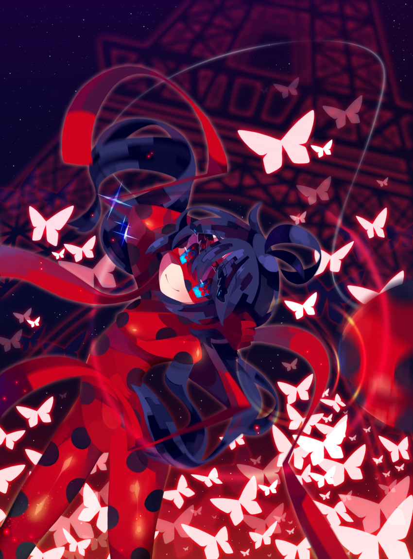 marinette dupain-cheng and ladybug (miraculous ladybug) drawn by chang_go