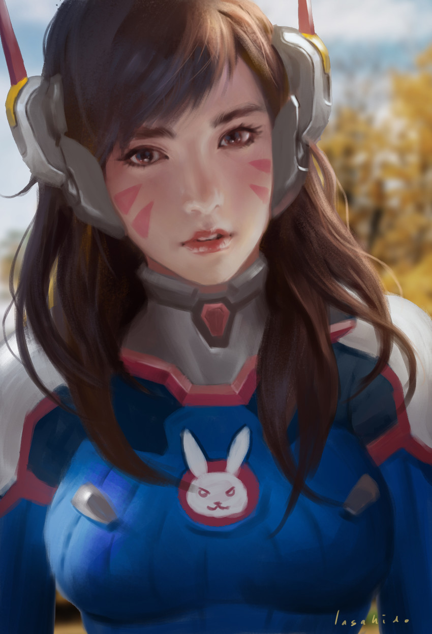 d.va (overwatch and 1 more) drawn by lius_lasahido