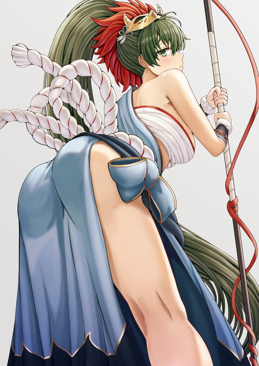 lyn (fire emblem and 2 more) drawn by saikunartworks
