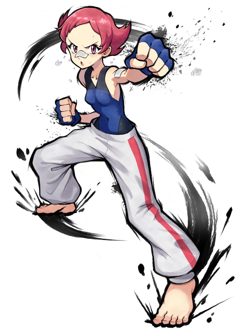 maylene (pokemon and 1 more) drawn by mr.thunderigor