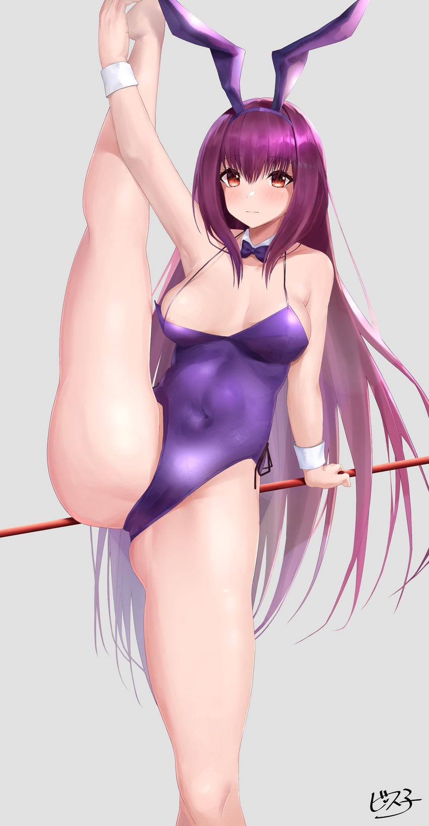 scathach (fate and 1 more) drawn by bisco_(bisco_art)