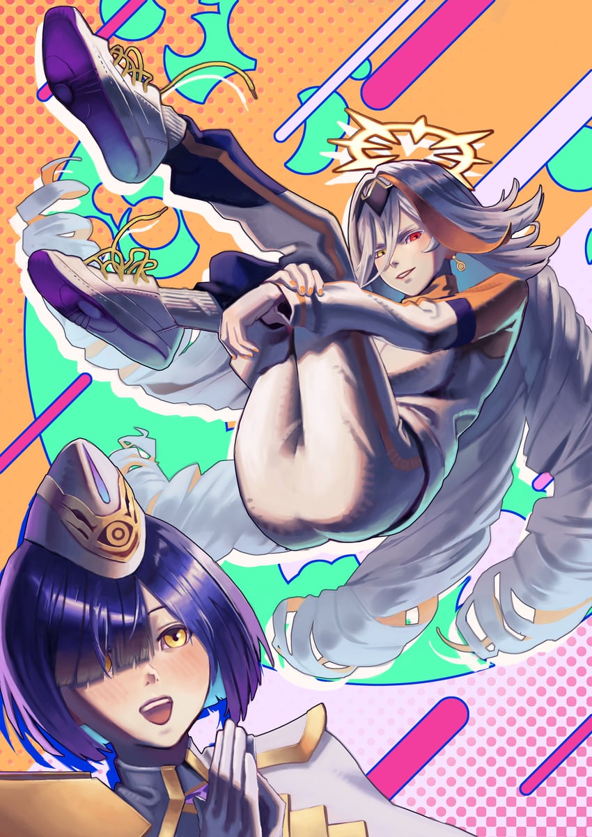 baldr and hodr (fire emblem and 1 more) drawn by shoko_(pixiv_74769700)