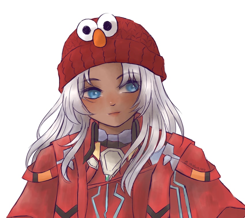 elma and elmo (xenoblade chronicles and 2 more) drawn by malvanob