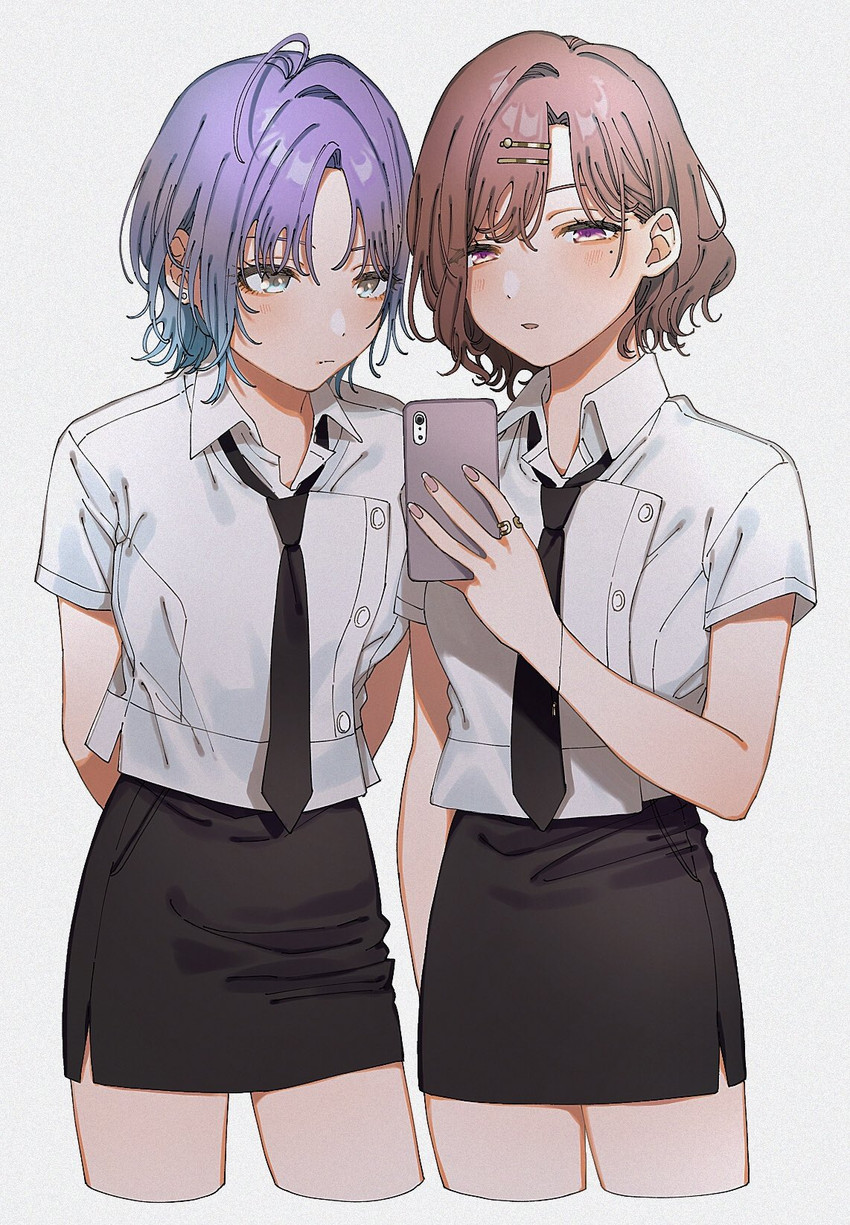higuchi madoka and asakura toru (idolmaster and 1 more) drawn by iwawa
