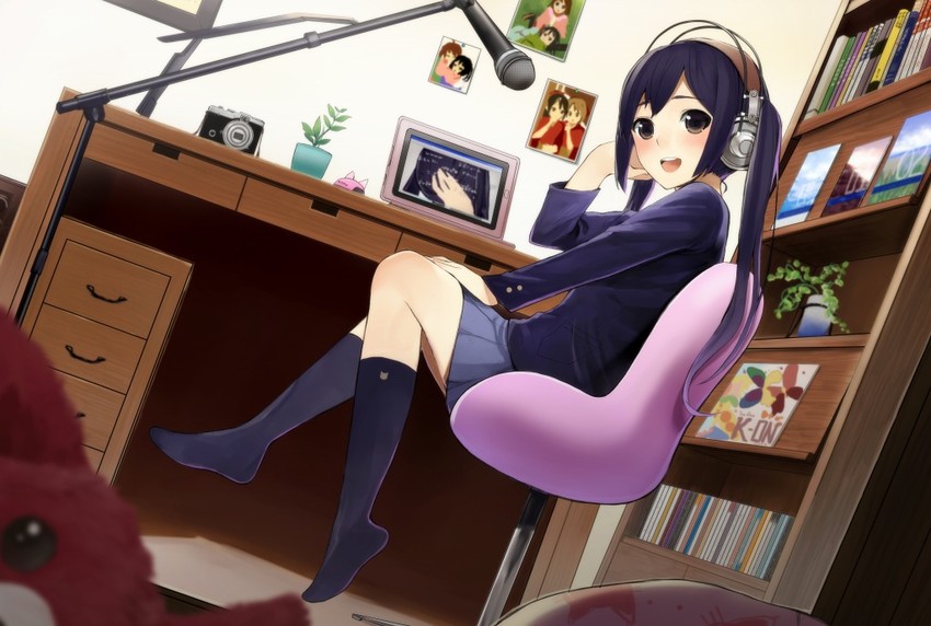 nakano azusa and hirasawa yui (k-on!) drawn by ichiko_oharu