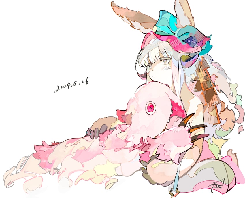nanachi and mitty (made in abyss) drawn by ezu_(e104mjd)