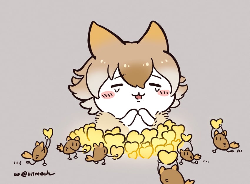 coyote and coyopotato (kemono friends and 2 more) drawn by beleven