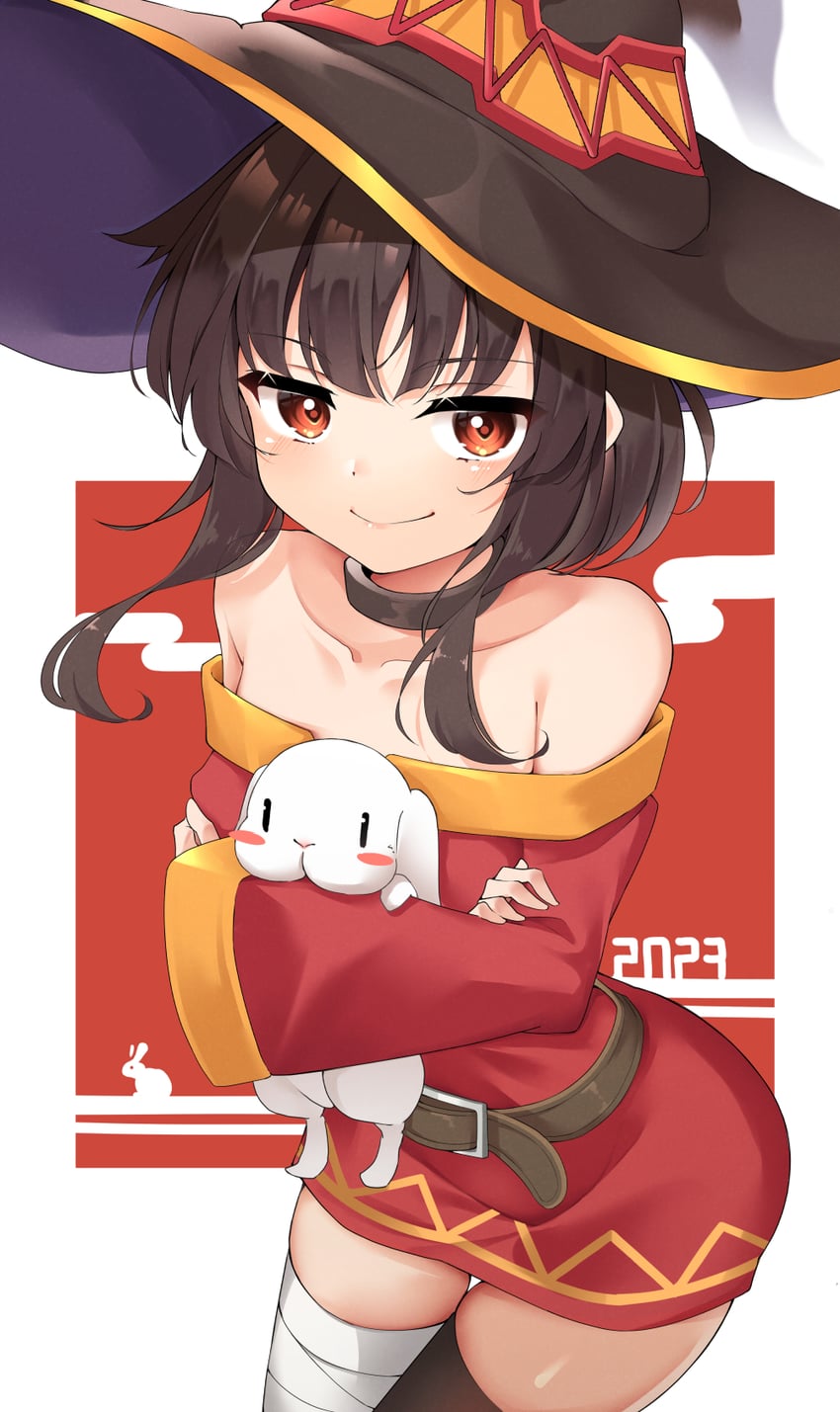 megumin (kono subarashii sekai ni shukufuku wo!) drawn by wa_ki_ya_ku
