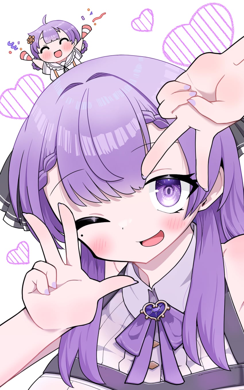 otsuka ray and reika (indie virtual youtuber) drawn by adamsway88