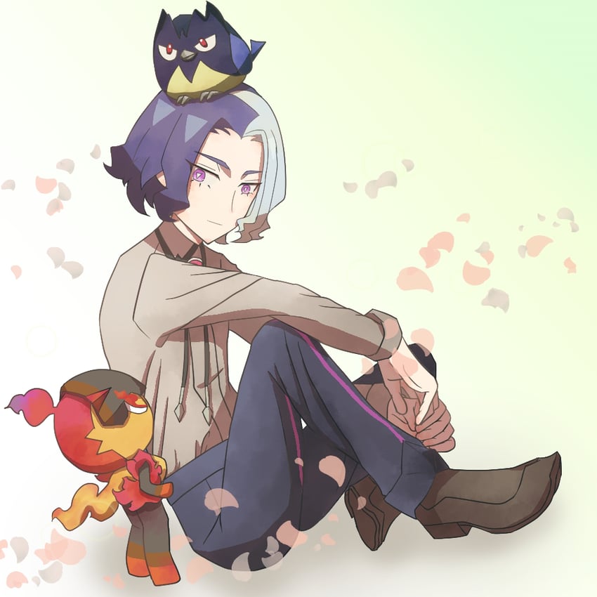 amethio, rookidee, and charcadet (pokemon and 1 more) drawn by matsuri_(mtsrk)