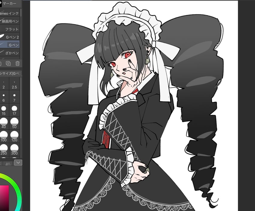 celestia ludenberg (danganronpa and 1 more) drawn by okonomiyakiyyy1