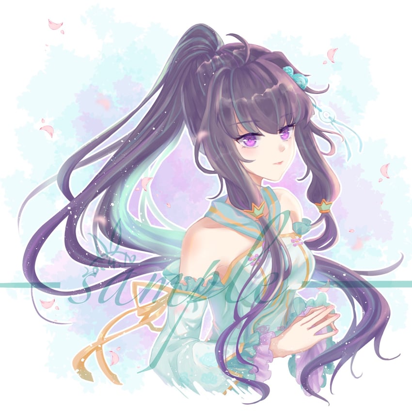 gu yue (douluo dalu) drawn by jiu_mo_yun_chu_ji