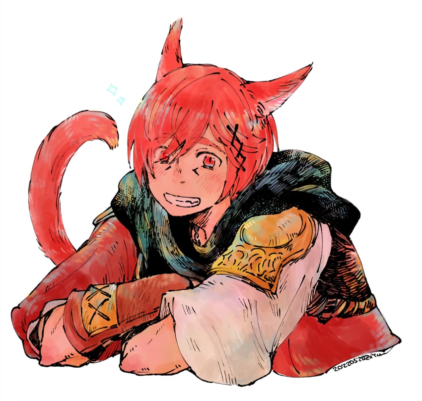 g'raha tia (final fantasy and 1 more) drawn by itowo_(itowc)