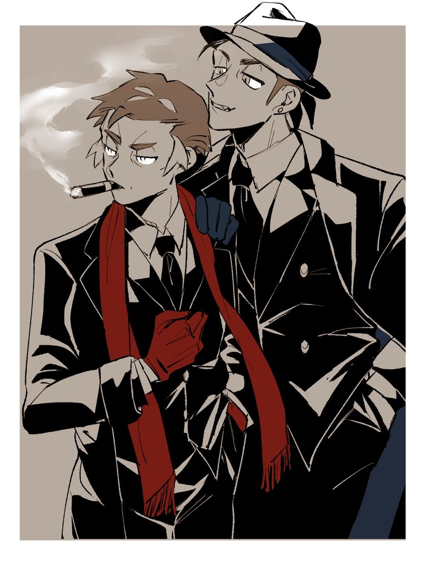 raihan and kabu (pokemon and 1 more) drawn by tarragon