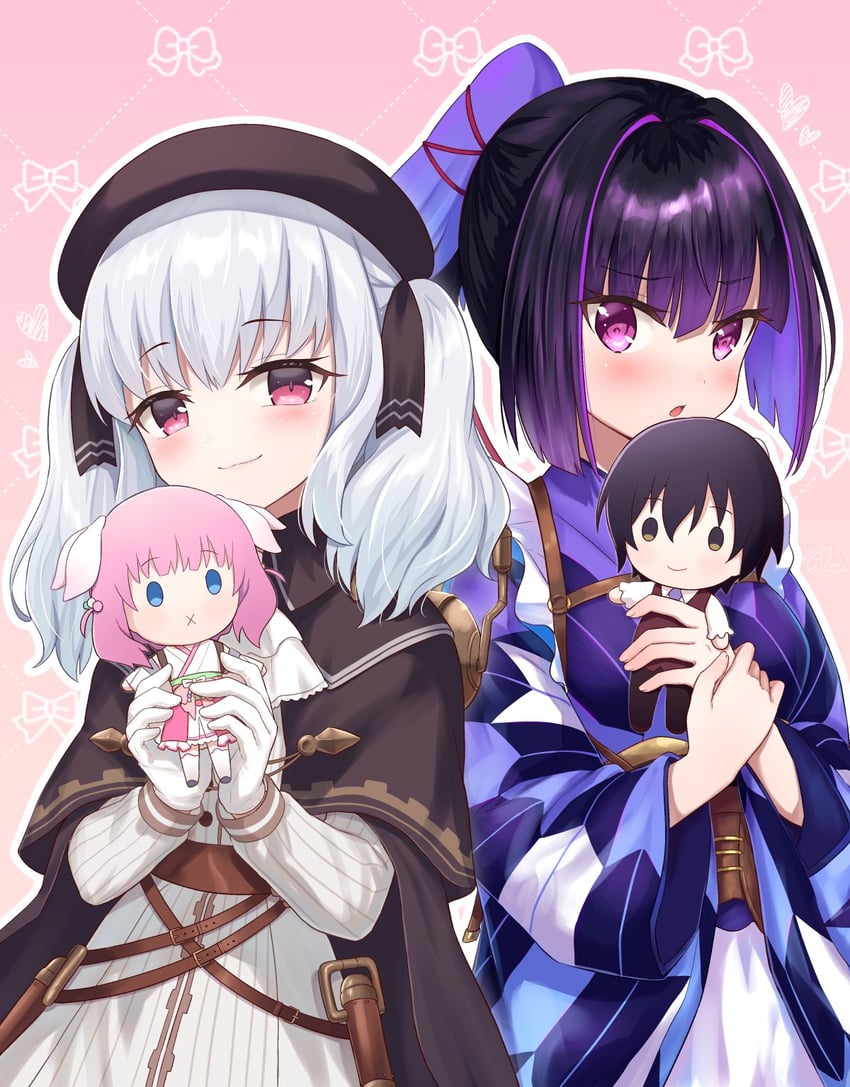 haizakura, karasuba, and retzel (prima doll) drawn by nakamura_hinato