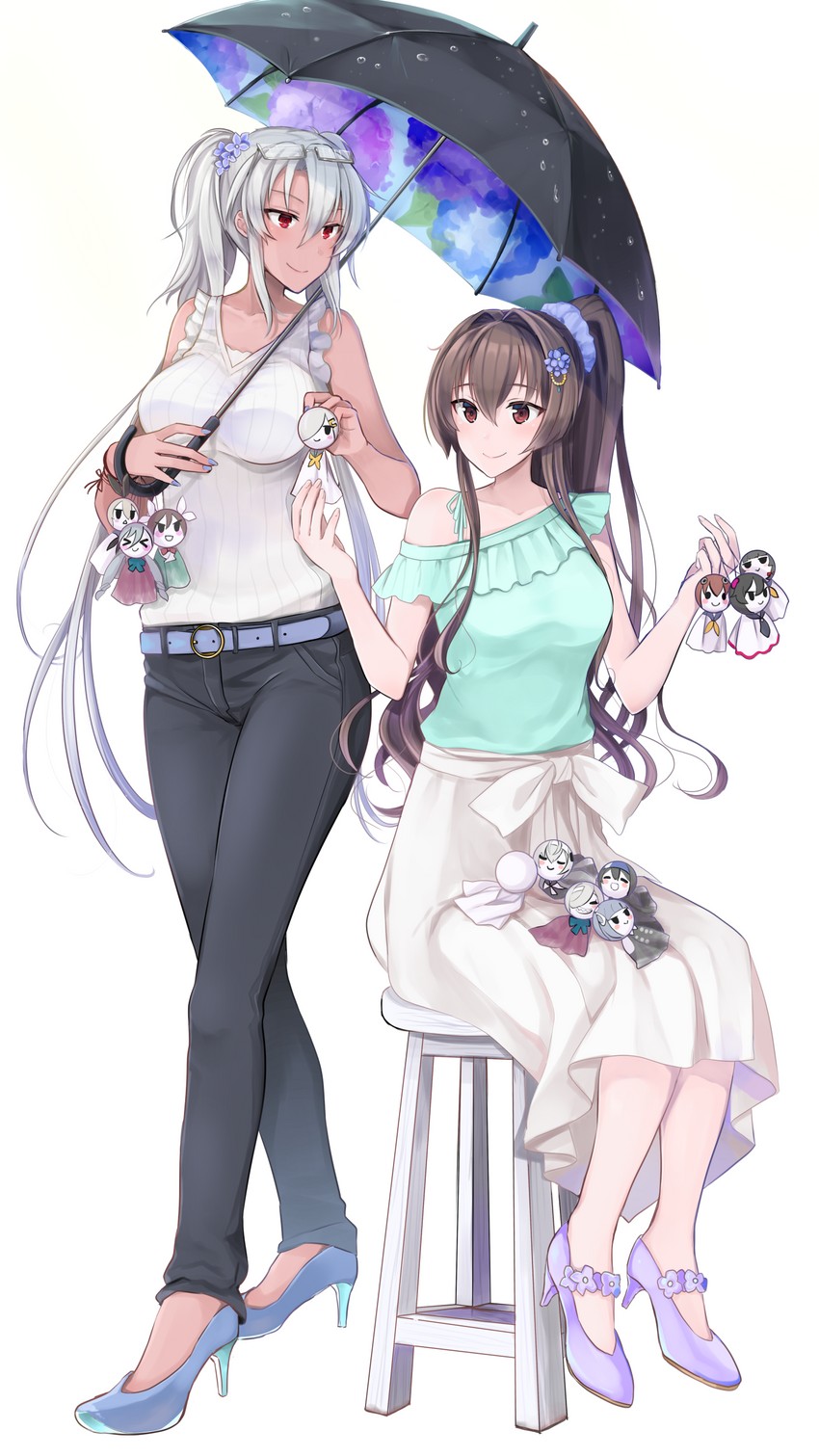 shimakaze, hamakaze, yukikaze, yamato, musashi, and 9 more (kantai collection) drawn by yunamaro