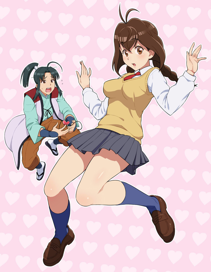 nanohana jiyuu and odagou koinosuke (jubei-chan) drawn by nigou