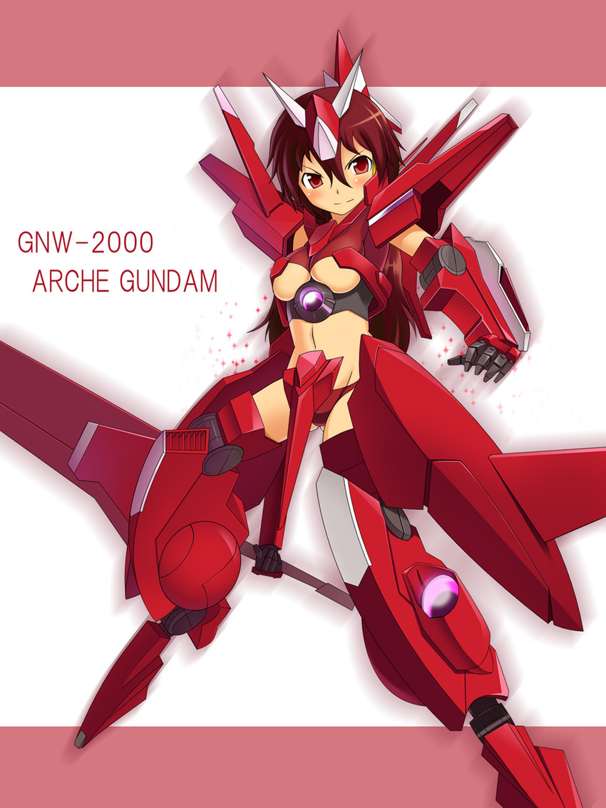 arche gundam (gundam and 1 more) drawn by koikeya