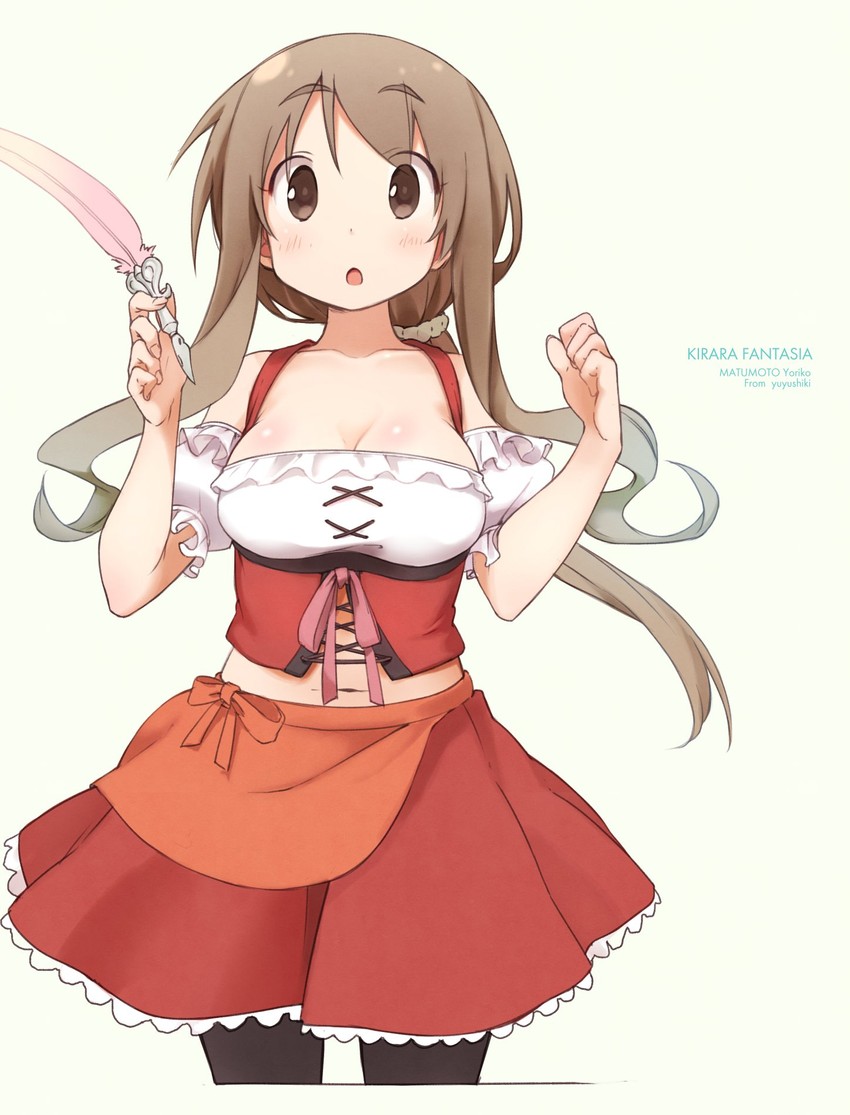 matsumoto yoriko (yuyushiki and 1 more) drawn by okayparium
