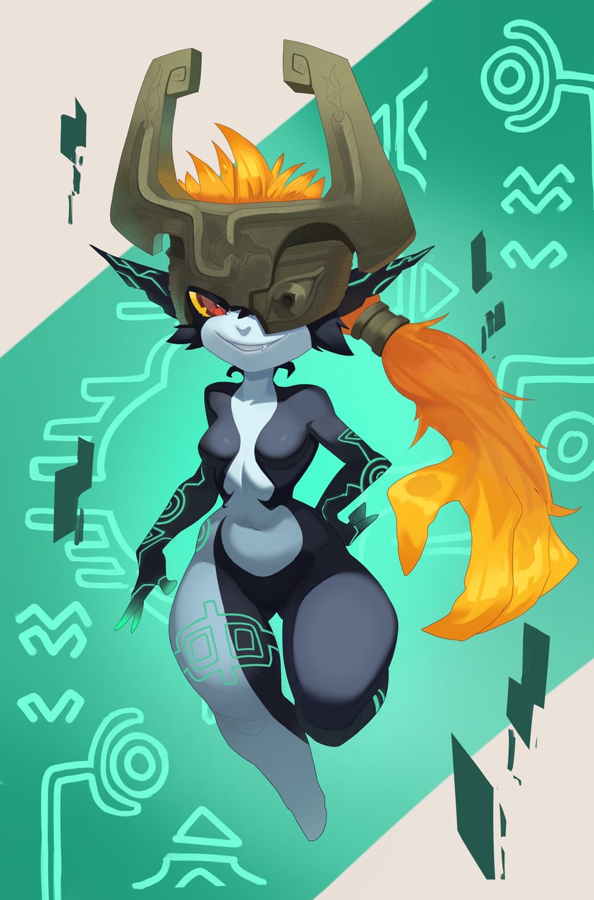 midna (the legend of zelda and 1 more) drawn by roxy_thefoxy