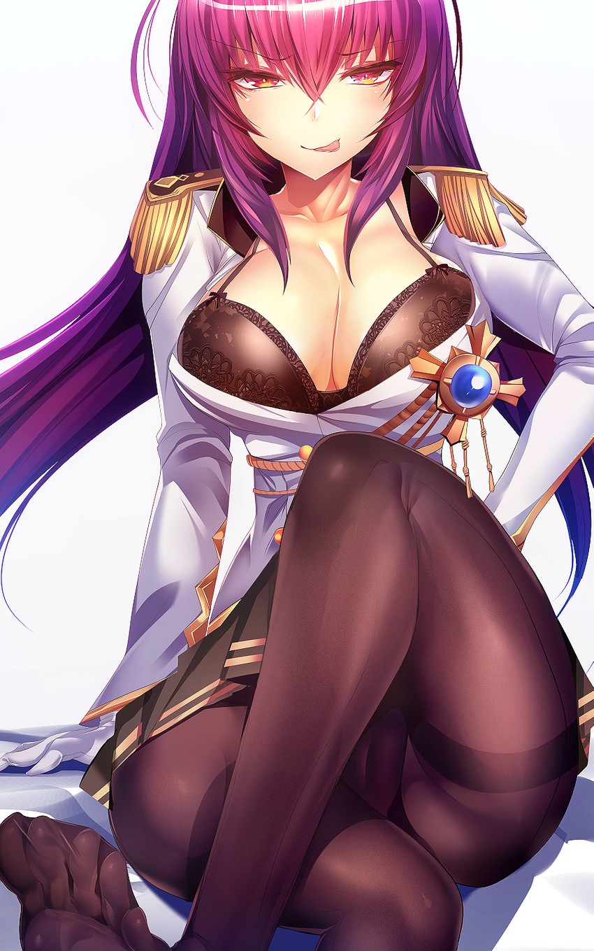scathach (fate and 1 more) drawn by silly_(marinkomoe)
