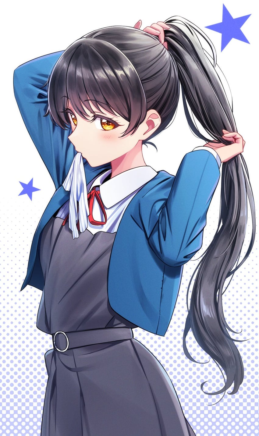 hazuki ren (love live! and 1 more) drawn by deadnooodles