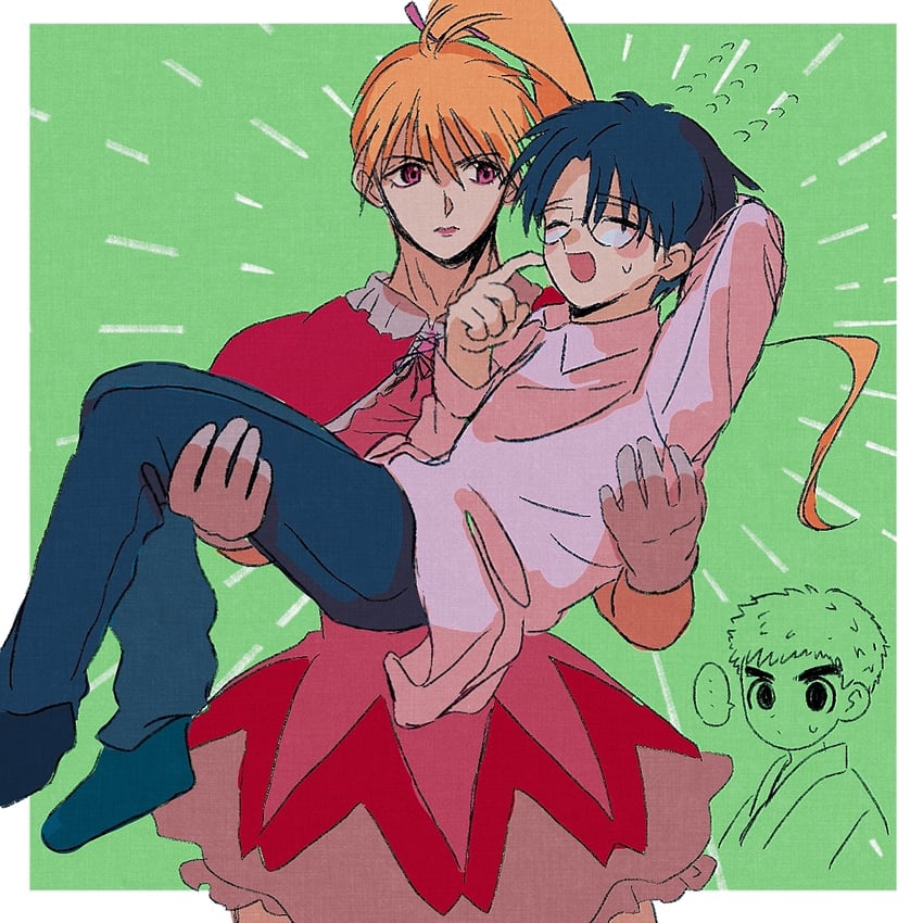 biscuit krueger, wing, and zushi (hunter x hunter) drawn by thicopoyo